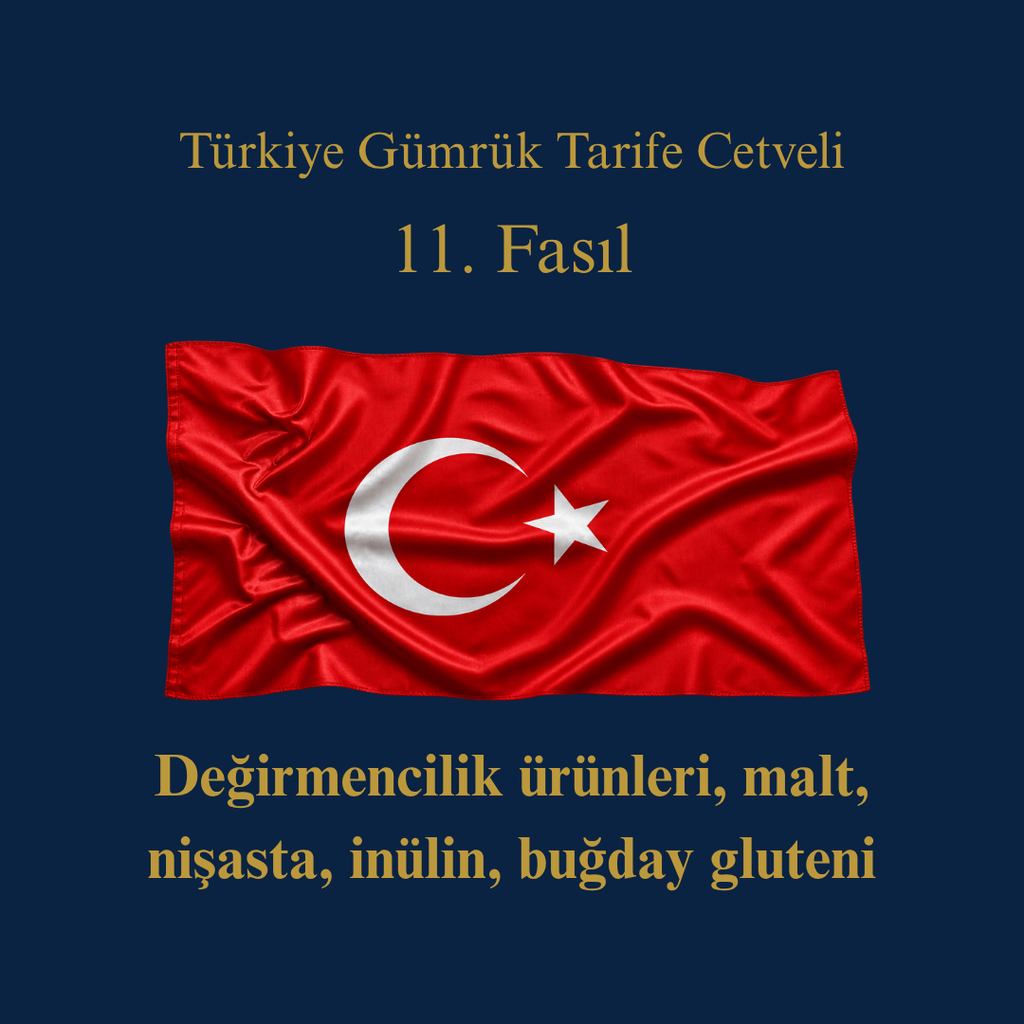 Türk Gümrük Tarife Cetveli Fasıl 11 Değirmencilik Ürünleri