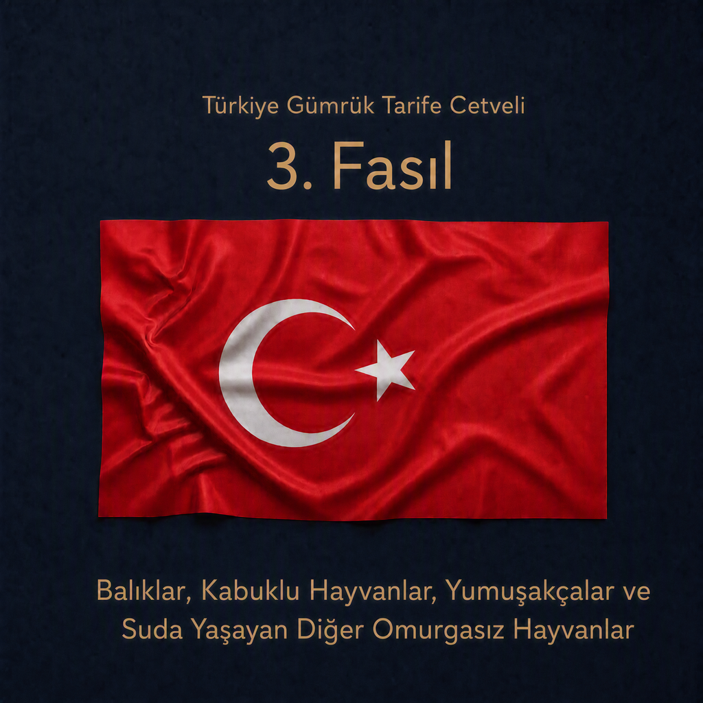 Türk Gümrük Tarife Cetveli Fasıl 03 Balıklar ve Suda Yaşayanlar
