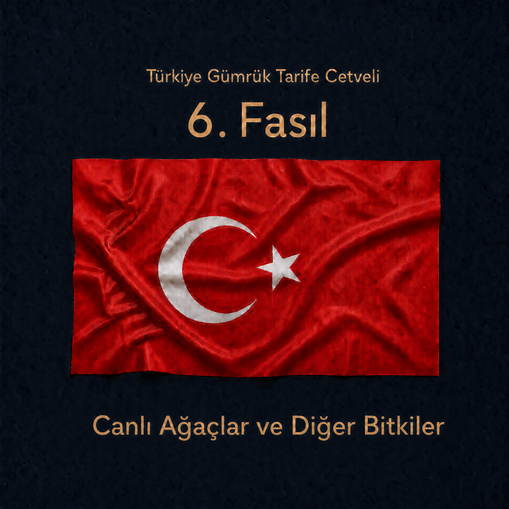 Türk Gümrük Tarife Cetveli Fasıl 06 Canlı Ağaçlar ve Diğer Bitkiler